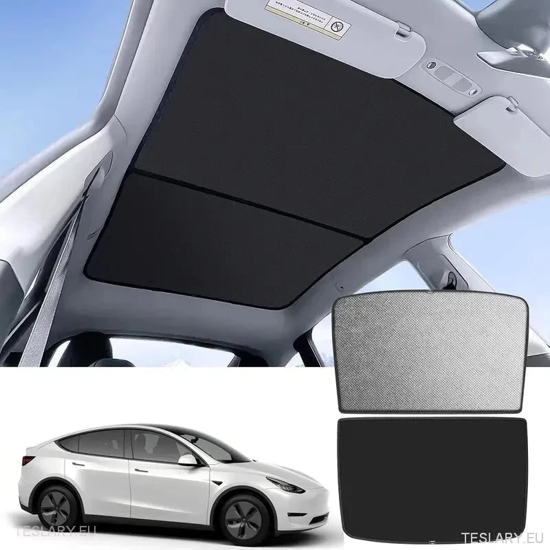 Sunshade Protection for Glass Roof for Tesla 3 & Y - TESLARY Tesla Shop Accessories Europe Nederlands Ireland Deutschland Espana Alicante France Italia