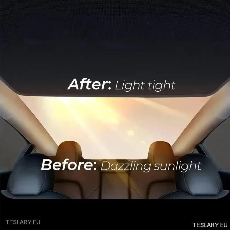 Sunshade Protection for Glass Roof for Tesla 3 & Y - TESLARY Tesla Shop Accessories Europe Nederlands Ireland Deutschland Espana Alicante France Italia
