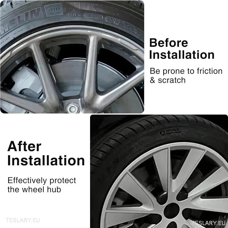 Tesla 3 18" Full Rim Silver & Black Sport Style Wheel Covers - TESLARY Tesla Shop Accessories Europe Nederlands Ireland Deutschland Espana Alicante France Italia