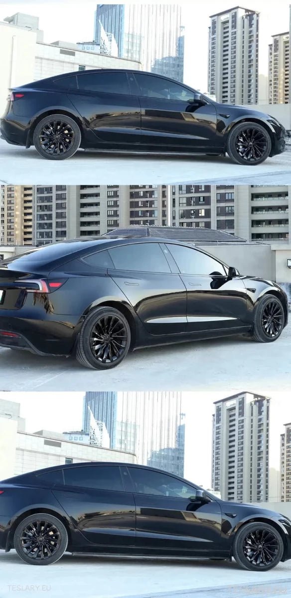 Tesla 3 Highland 18" Full Rim Silver Sport Style Wheel Covers - TESLARY Tesla Shop Accessories Europe Nederlands Ireland Deutschland Espana Alicante France Italia