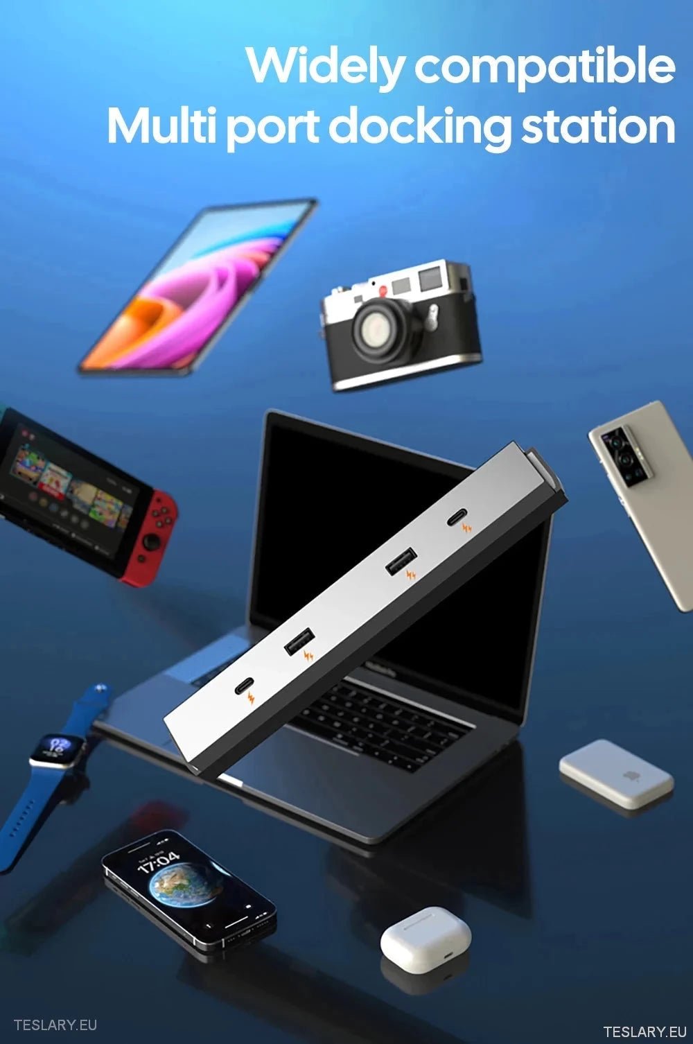 Tesla 3 Highland 4 - 1 USB Expansion Hub - TESLARY Tesla Shop Accessories Europe Nederlands Dublin Cork Ireland Deutschland Espana Alicante France Italia