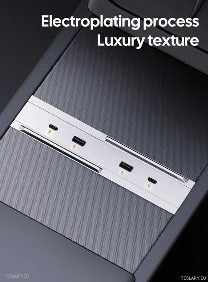 Tesla 3 Highland 4 - 1 USB Expansion Hub - TESLARY Tesla Shop Accessories Europe Nederlands Ireland Deutschland Espana Alicante France Italia