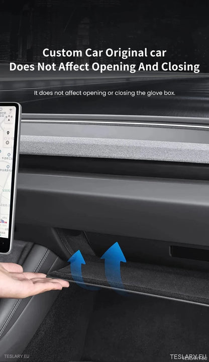 Tesla 3 Highland Central Glovebox Storage Organiser ( LEFT HAND DRIVE ONLY ) - TESLARY Tesla Shop Accessories Europe Nederlands Ireland Deutschland Espana Alicante France Italia