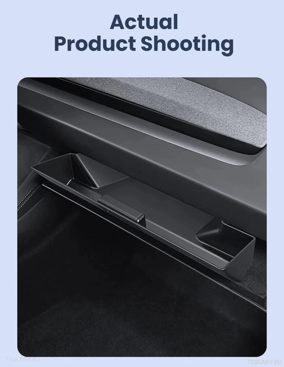 Tesla 3 Highland Central Glovebox Storage Organiser ( LEFT HAND DRIVE ONLY ) - TESLARY Tesla Shop Accessories Europe Nederlands Ireland Deutschland Espana Alicante France Italia