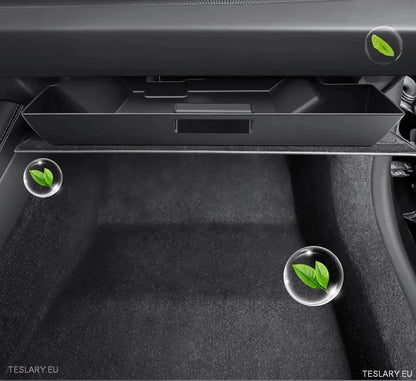 Tesla 3 Highland Central Glovebox Storage Organiser ( LEFT HAND DRIVE ONLY ) - TESLARY Tesla Shop Accessories Europe Nederlands Ireland Deutschland Espana Alicante France Italia