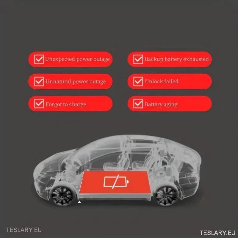 Tesla 3 Highland Emergency Rear Door Pull Handle - TESLARY Tesla Shop Accessories Europe Nederlands Ireland Deutschland Espana Alicante France Italia