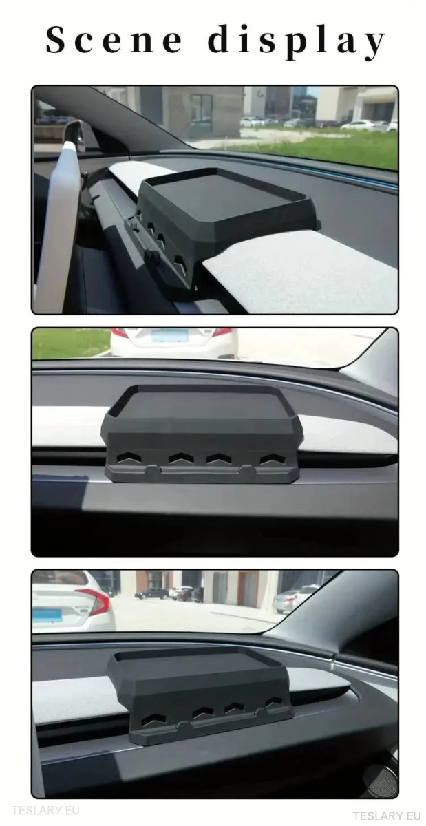 Tesla 3+ Highland Phone & Dash Storage Organiser - TESLARY Tesla Shop Accessories Europe Nederlands Ireland Deutschland Espana Alicante France Italia