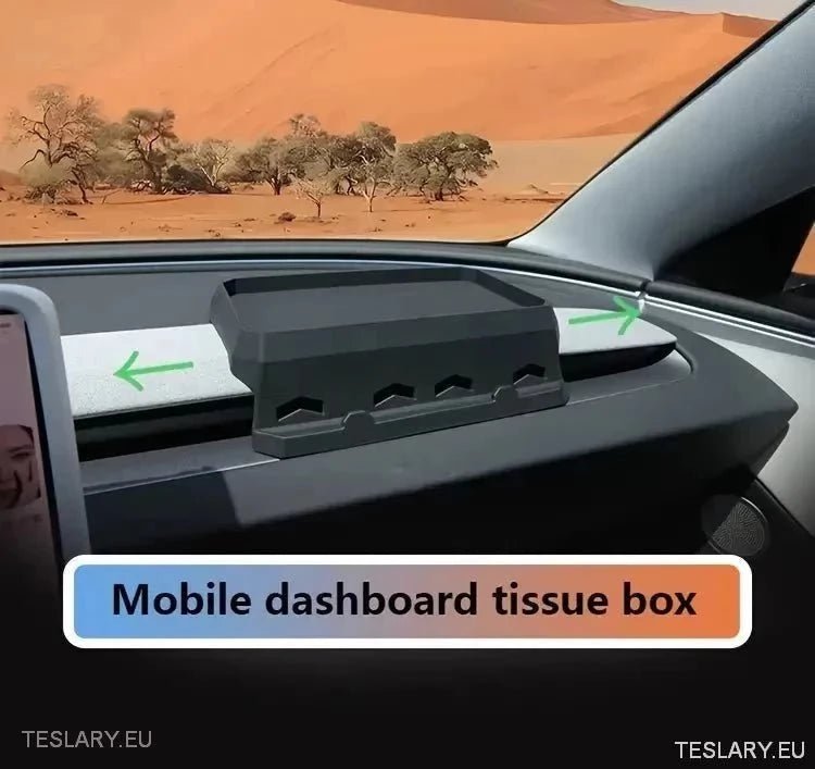 Tesla 3+ Highland Phone & Dash Storage Organiser - TESLARY Tesla Shop Accessories Europe Nederlands Ireland Deutschland Espana Alicante France Italia