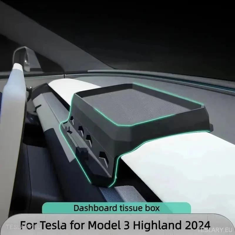 Tesla 3+ Highland Phone & Dash Storage Organiser - TESLARY Tesla Shop Accessories Europe Nederlands Ireland Deutschland Espana Alicante France Italia