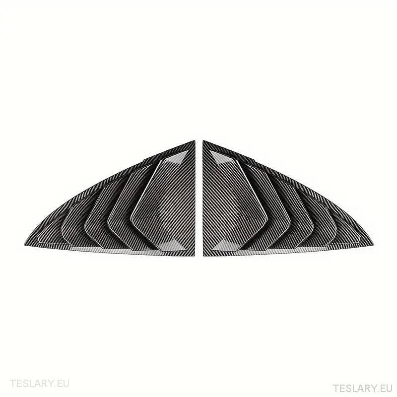 Tesla 3 Highland Sports Style Rear Side Windows Splitter ( 2 Pieces ) - TESLARY Tesla Shop Accessories Europe Nederlands Ireland Deutschland Espana Alicante France Italia