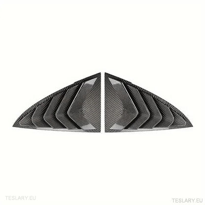 Tesla 3 Highland Sports Style Rear Side Windows Splitter ( 2 Pieces ) - TESLARY Tesla Shop Accessories Europe Nederlands Ireland Deutschland Espana Alicante France Italia