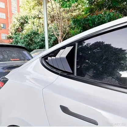 Tesla 3 Highland Sports Style Rear Side Windows Splitter ( 2 Pieces ) - TESLARY Tesla Shop Accessories Europe Nederlands Ireland Deutschland Espana Alicante France Italia