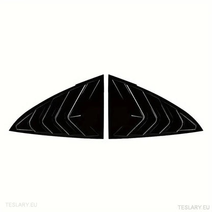 Tesla 3 Highland Sports Style Rear Side Windows Splitter ( 2 Pieces ) - TESLARY Tesla Shop Accessories Europe Nederlands Ireland Deutschland Espana Alicante France Italia