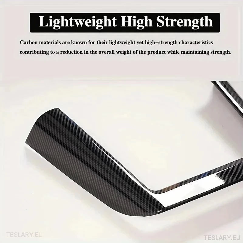 Tesla 3+ Highland Wireless Charger Carbon Fiber Trim - TESLARY Tesla Shop Accessories Europe Nederlands Ireland Deutschland Espana Alicante France Italia