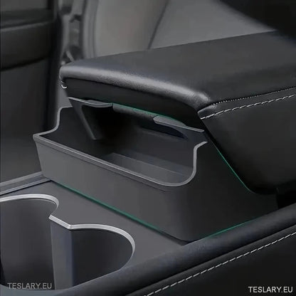 Tesla 3 / Y Centre Console Storage for Glasses & More - TESLARY Tesla Shop Accessories Europe Nederlands Ireland Deutschland Espana Alicante France Italia