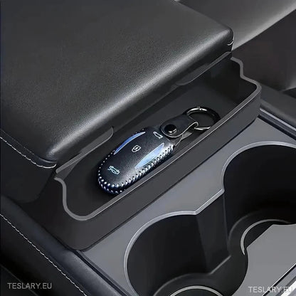 Tesla 3 / Y Centre Console Storage for Glasses & More - TESLARY Tesla Shop Accessories Europe Nederlands Ireland Deutschland Espana Alicante France Italia