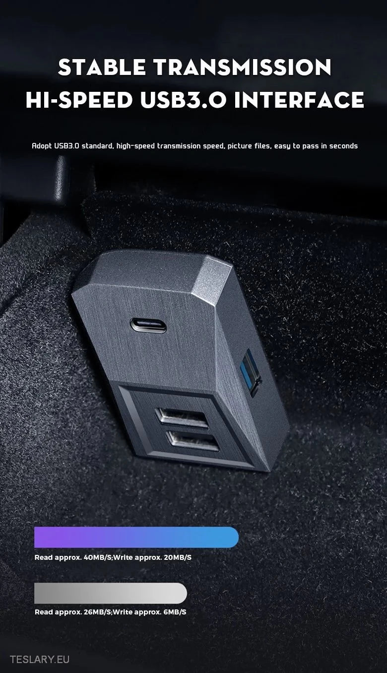 Tesla 3/Y Glove Box Docking Station ( LEFT HAND DRIVE ONLY ) -TESLARY.IE Tesla Shop Europe