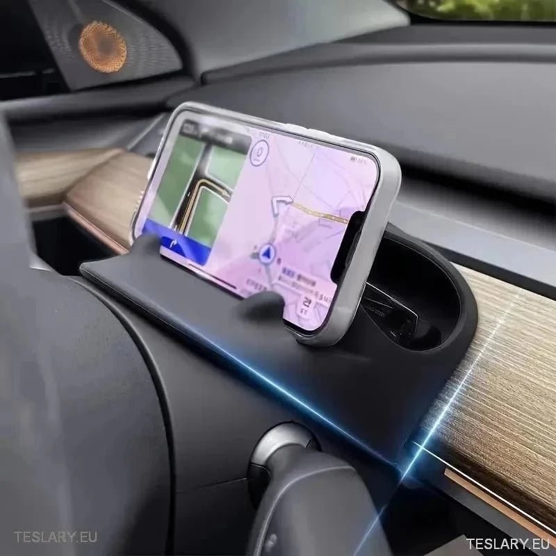 Tesla 3 / Y Phone & Dash Storage Organiser ( Steering Wheel ) - TESLARY Tesla Shop Accessories Europe Nederlands Ireland Deutschland Espana Alicante France Italia