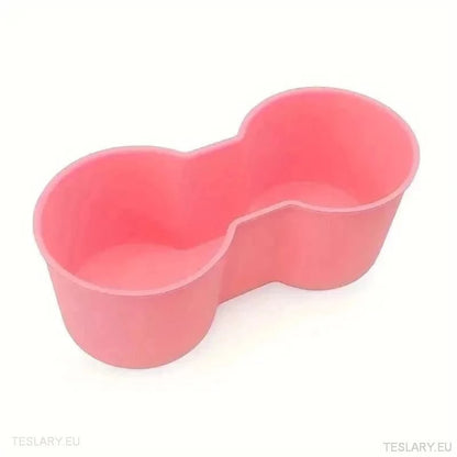 Tesla 3/Y Black Soft Plastic Centre Console Cup Inserts - TESLARY Tesla Shop Accessories Europe Nederlands Ireland Deutschland Espana Alicante France Italia