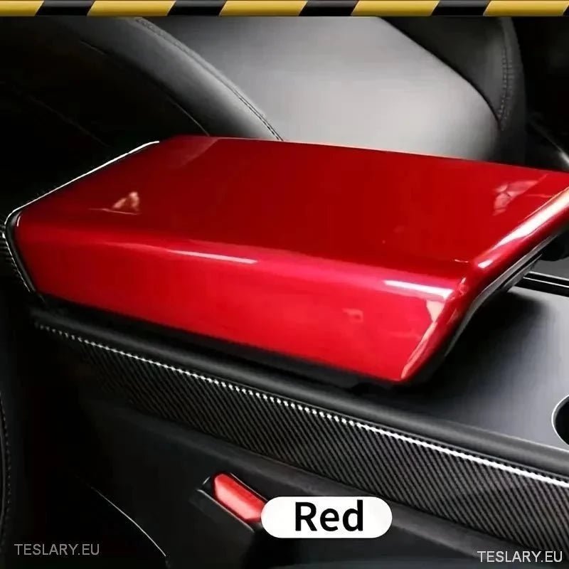Tesla 3/Y Central Armrest Cover ABS - TESLARY Tesla Shop Accessories Europe Nederlands Ireland Deutschland Espana Alicante France Italia
