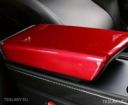 Tesla 3/Y Central Armrest Cover ABS - TESLARY Tesla Shop Accessories Europe Nederlands Ireland Deutschland Espana Alicante France Italia