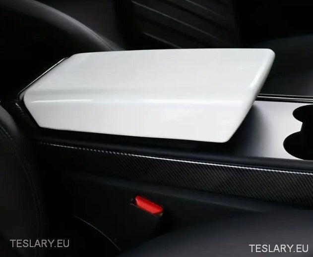 Tesla 3/Y Central Armrest Cover ABS - TESLARY Tesla Shop Accessories Europe Nederlands Ireland Deutschland Espana Alicante France Italia