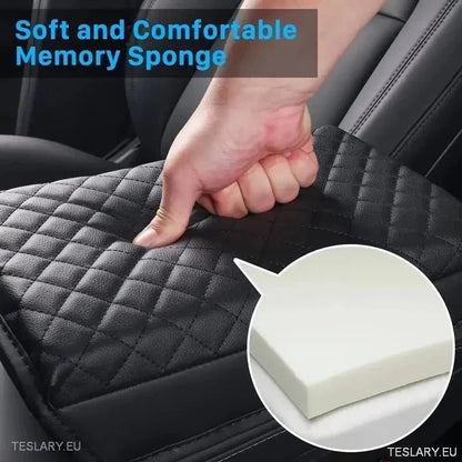 Tesla 3/Y Centre Console PU Leather Console Protector - TESLARY Tesla Shop Accessories Europe Nederlands Ireland Deutschland Espana Alicante France Italia