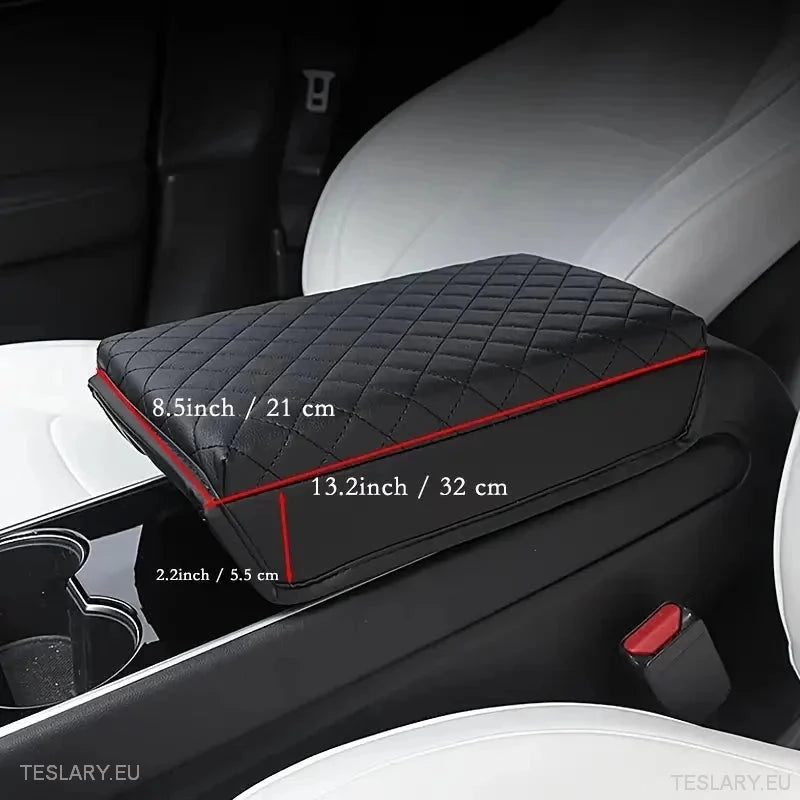 Tesla 3/Y Centre Console PU Leather Console Protector - TESLARY Tesla Shop Accessories Europe Nederlands Ireland Deutschland Espana Alicante France Italia