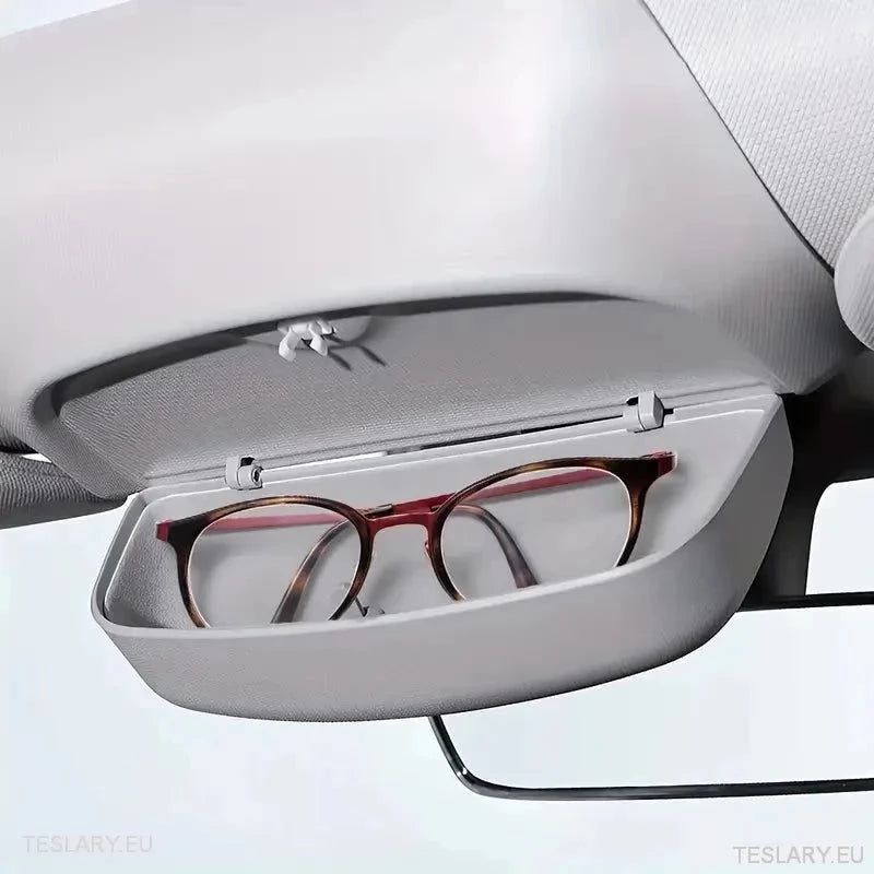 Tesla 3/Y Glasses Holder Matching Interior Trim - TESLARY Tesla Shop Accessories Europe Nederlands Ireland Deutschland Espana Alicante France Italia