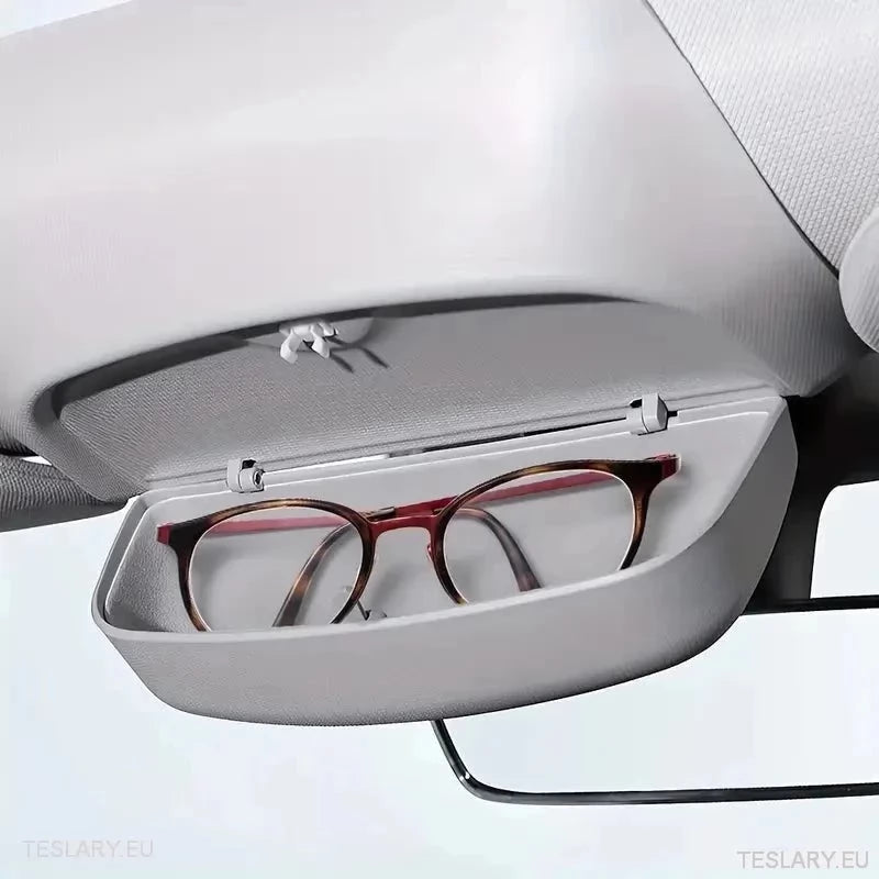 Tesla 3/Y Glasses Holder Matching Interior Trim - TESLARY Tesla Shop Accessories Europe Nederlands Ireland Deutschland Espana Alicante France Italia