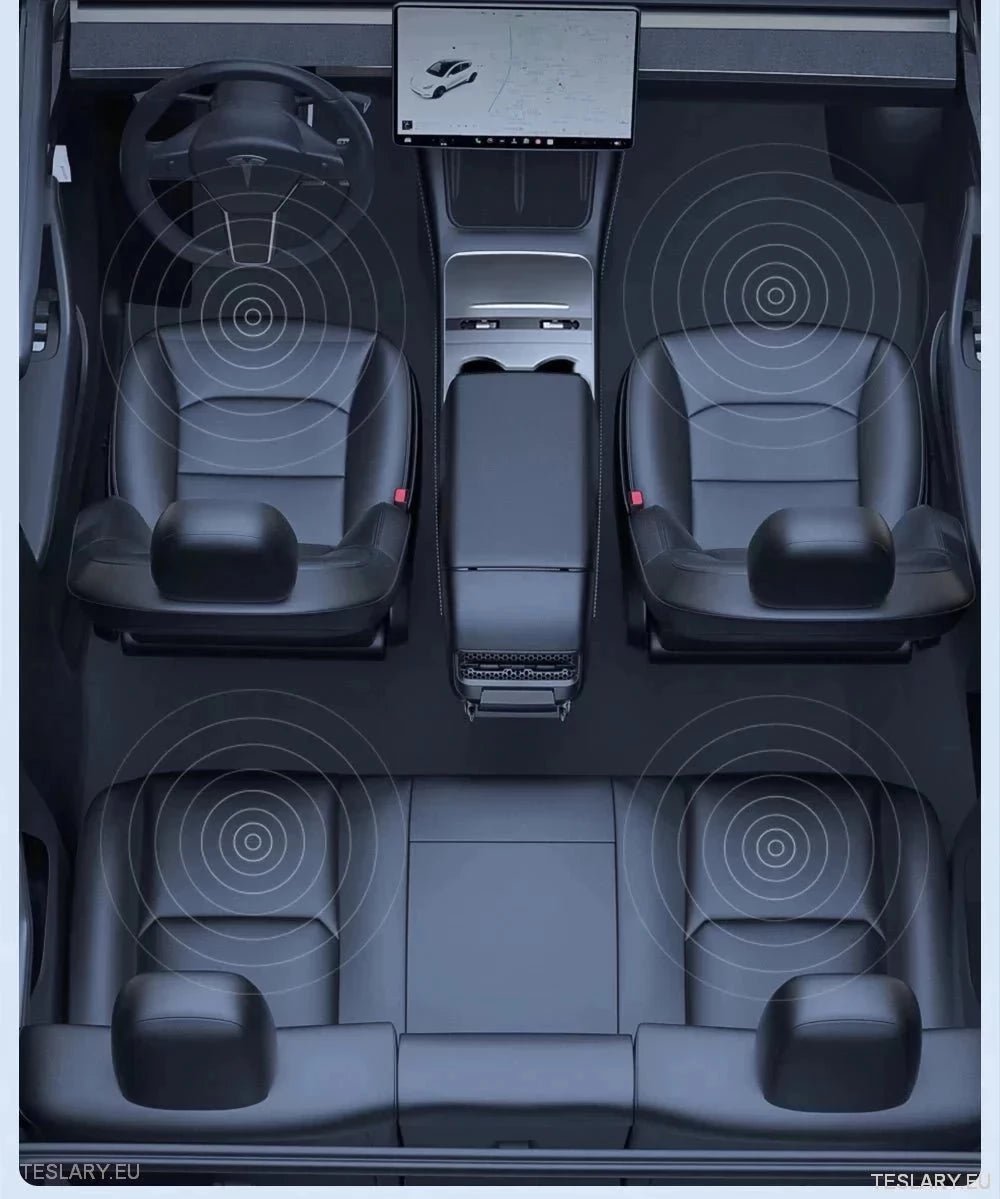 Tesla 3/Y Rear Air Vent USB with Retractable Cables - TESLARY Tesla Shop Accessories Europe Nederlands Ireland Deutschland Espana Alicante France Italia