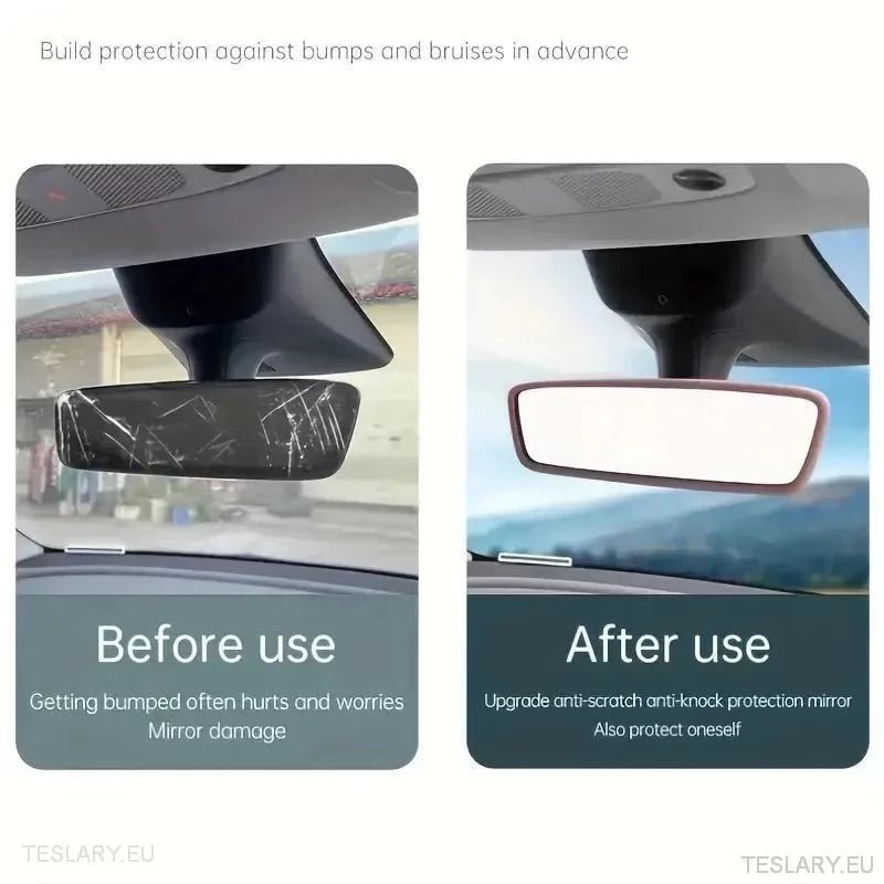 Tesla 3/Y Rear View Mirror Edge Protection Frame - TESLARY Tesla Shop Accessories Europe Nederlands Ireland Deutschland Espana Alicante France Italia