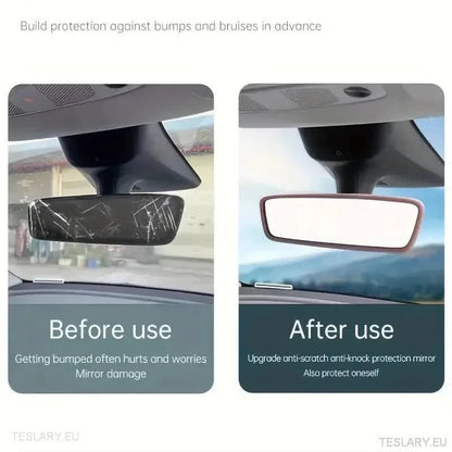 Tesla 3/Y Rear View Mirror Edge Protection Frame - TESLARY Tesla Shop Accessories Europe Nederlands Ireland Deutschland Espana Alicante France Italia