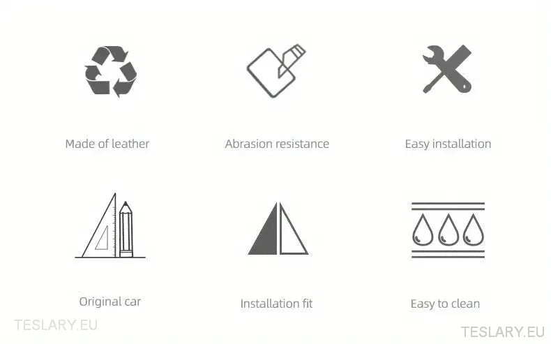 Tesla 3/Y Seat Back Anti Kick Pads & Storage ( TWIN PACK ) - TESLARY Tesla Shop Accessories Europe Nederlands Ireland Deutschland Espana Alicante France Italia