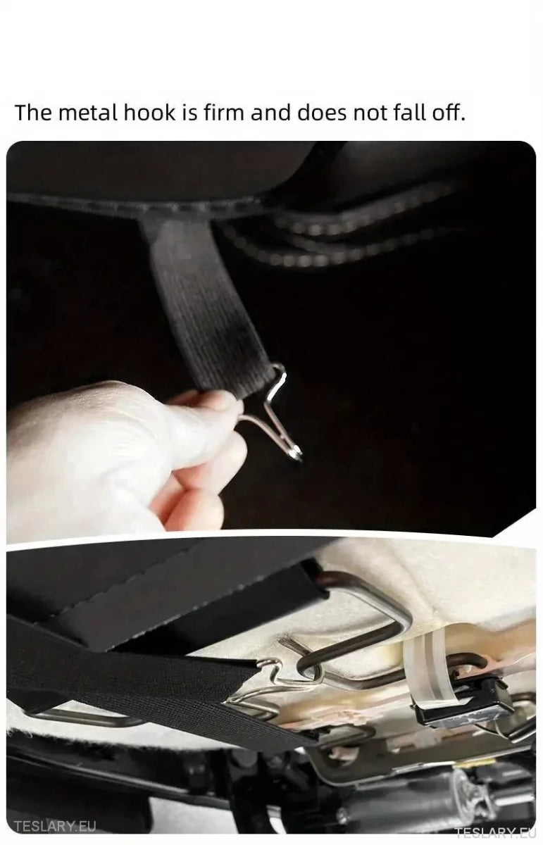 Tesla 3/Y Seat Back Anti Kick Pads & Storage ( TWIN PACK ) - TESLARY Tesla Shop Accessories Europe Nederlands Ireland Deutschland Espana Alicante France Italia