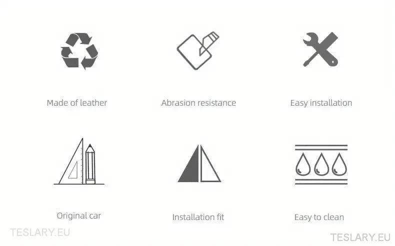 Tesla 3/Y Seat Back Anti Kick Pads & Storage ( TWIN PACK ) - TESLARY Tesla Shop Accessories Europe Nederlands Ireland Deutschland Espana Alicante France Italia