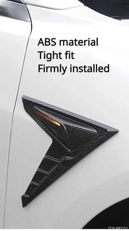 Tesla 3/Y Side Camera Thunder Wing Blade Design - TESLARY Tesla Shop Accessories Europe Nederlands Ireland Deutschland Espana Alicante France Italia