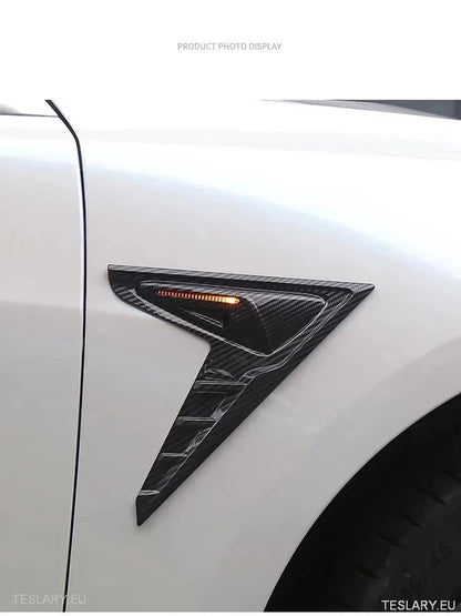 Tesla 3/Y Side Camera Thunder Wing Blade Design - TESLARY Tesla Shop Accessories Europe Nederlands Ireland Deutschland Espana Alicante France Italia