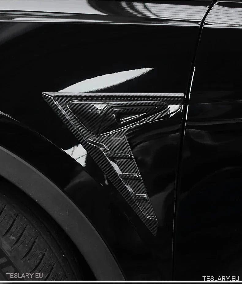 Tesla 3/Y Side Camera Thunder Wing Blade Design - TESLARY Tesla Shop Accessories Europe Nederlands Ireland Deutschland Espana Alicante France Italia