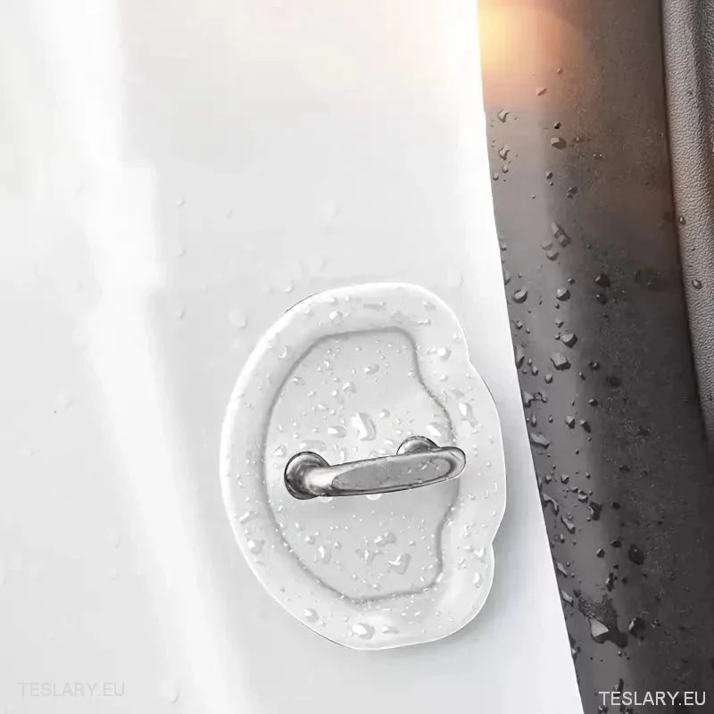 Tesla 3/Y Silicon Door Protectors ( White ) - TESLARY Tesla Shop Accessories Europe Nederlands Ireland Deutschland Espana Alicante France Italia