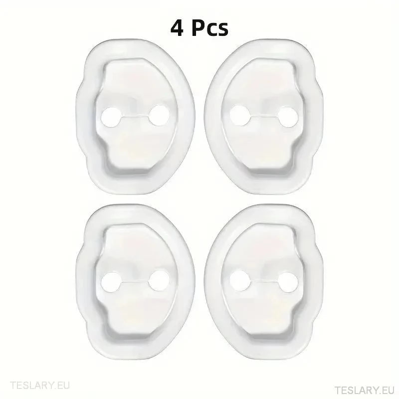 Tesla 3/Y Silicon Door Protectors ( White ) - TESLARY Tesla Shop Accessories Europe Nederlands Ireland Deutschland Espana Alicante France Italia
