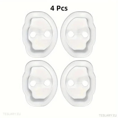 Tesla 3/Y Silicon Door Protectors ( White ) - TESLARY Tesla Shop Accessories Europe Nederlands Ireland Deutschland Espana Alicante France Italia