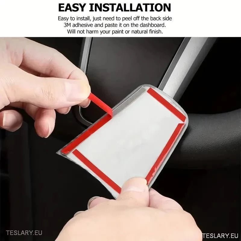 Tesla 3/Y Steering Wheel Upgrade Cover in Black Carbon or White - TESLARY Tesla Shop Accessories Europe Nederlands Ireland Deutschland Espana Alicante France Italia