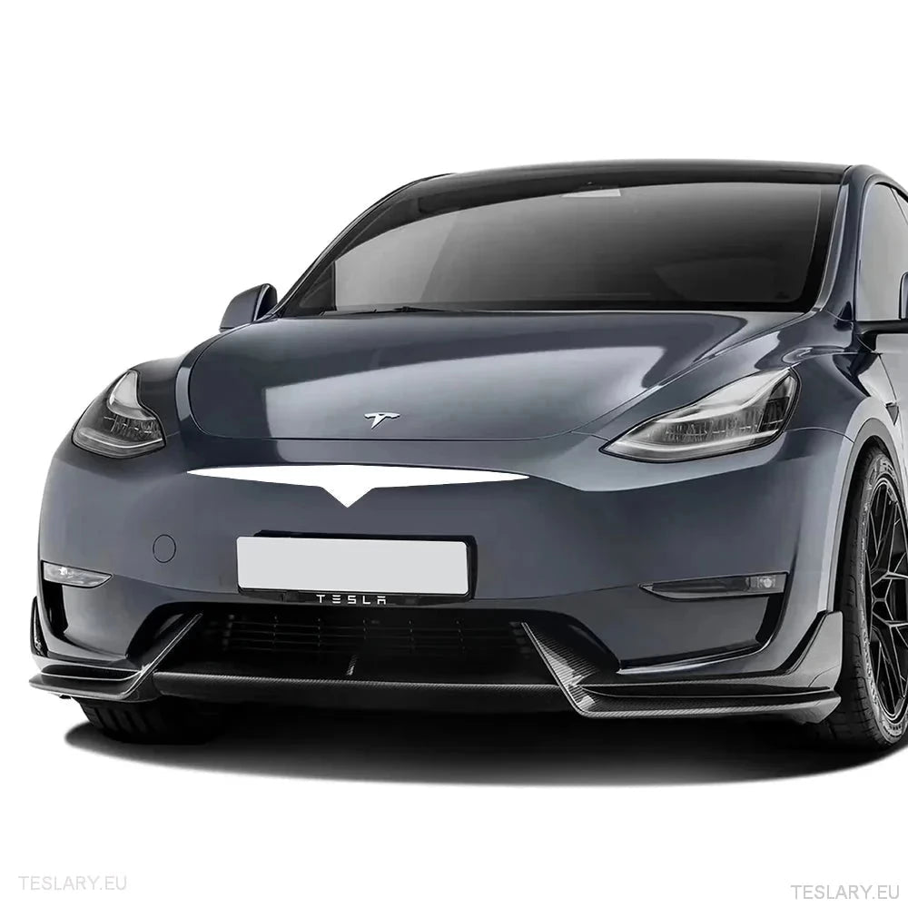 Tesla 3/Y Vinyl Front Grill Sticker in Black , Red & Carbon Fiber - TESLARY Tesla Shop Accessories Europe Nederlands Dublin Cork Ireland Deutschland Espana Alicante France Italia
