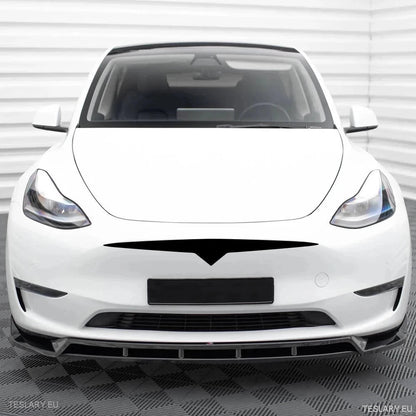 Tesla 3/Y Vinyl Front Grill Sticker in Black , Red & Carbon Fiber - TESLARY Tesla Shop Accessories Europe Nederlands Dublin Cork Ireland Deutschland Espana Alicante France Italia