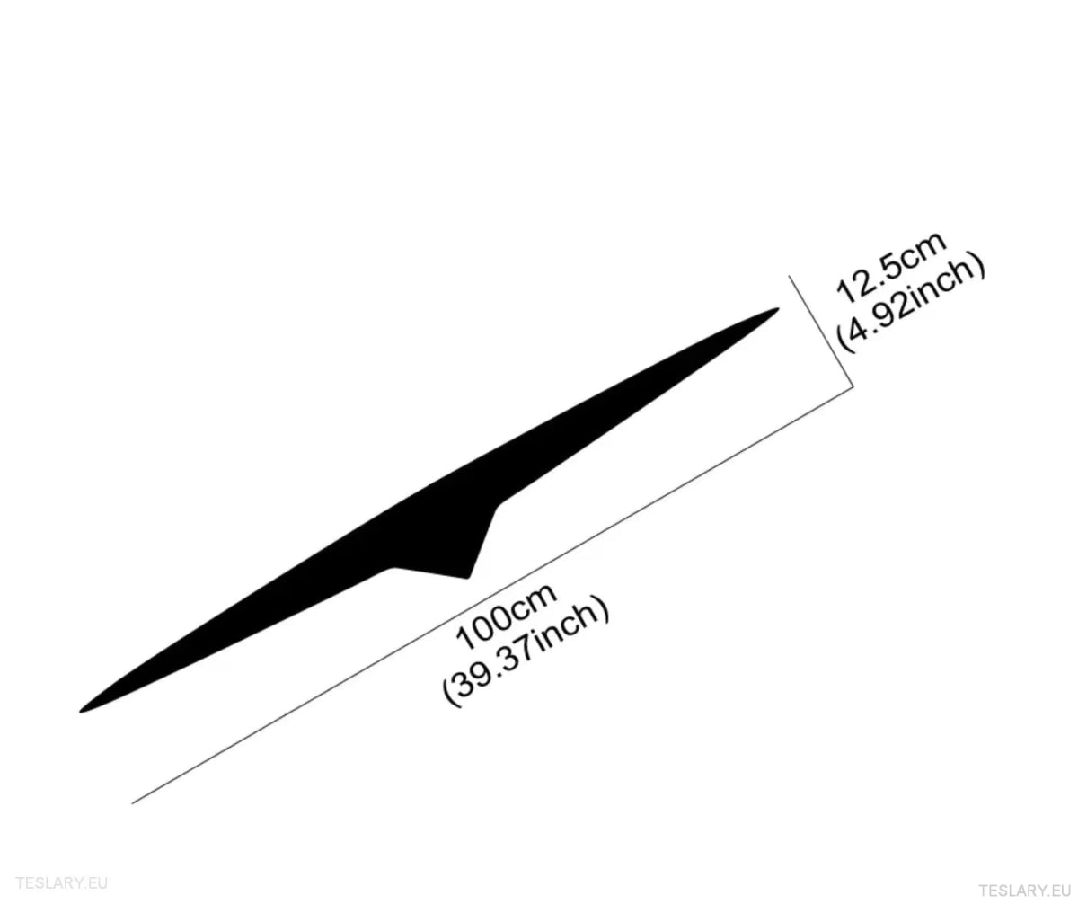 Tesla 3/Y Vinyl Front Grill Sticker in Black , Red & Carbon Fiber - TESLARY Tesla Shop Accessories Europe Nederlands Dublin Cork Ireland Deutschland Espana Alicante France Italia