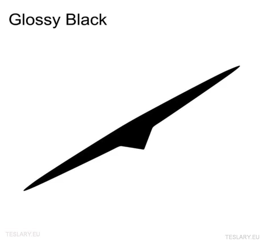 Tesla 3/Y Vinyl Front Grill Sticker in Black , Red & Carbon Fiber - TESLARY Tesla Shop Accessories Europe Nederlands Dublin Cork Ireland Deutschland Espana Alicante France Italia