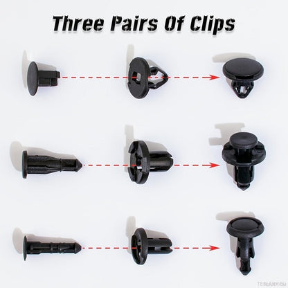 Tesla Body Internal and External Fixer Fastener Clip Pack 70 Pieces - TESLARY Tesla Shop Accessories Europe Nederlands Ireland Deutschland Espana Alicante France Italia