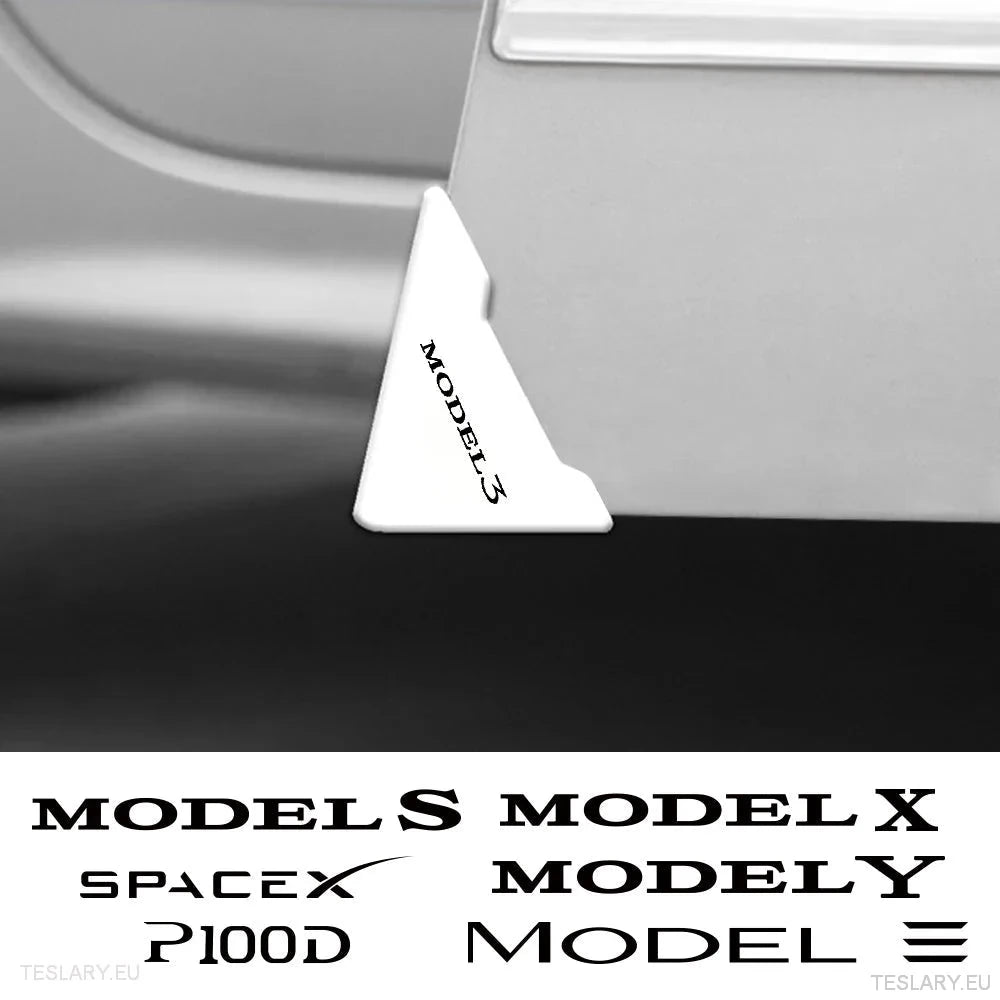 Tesla Car Door Silicone Protective Corner Cover with Logo - TESLARY Tesla Shop Accessories Europe Nederlands Ireland Deutschland Espana Alicante France Italia