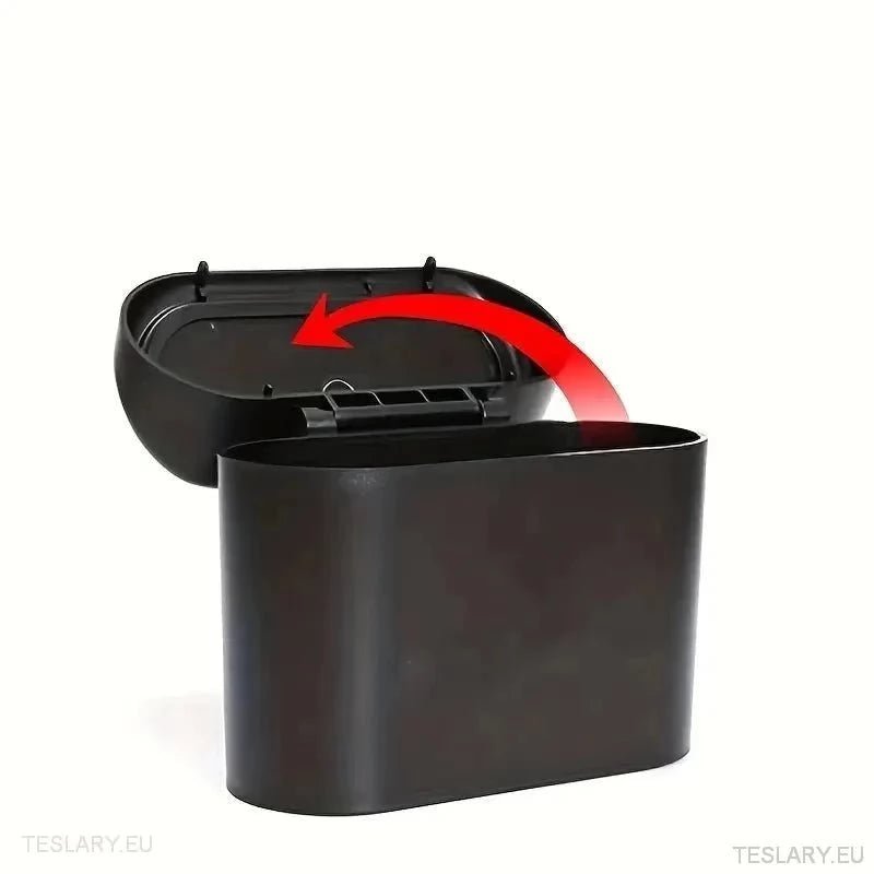 Tesla Car Mini Bin with Spring Lid and 30 Bags - TESLARY Tesla Shop Accessories Europe Nederlands Ireland Deutschland Espana Alicante France Italia